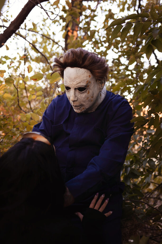 Michael Myers and masked partner photos in Texas
